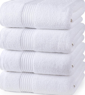 White Bath Towels